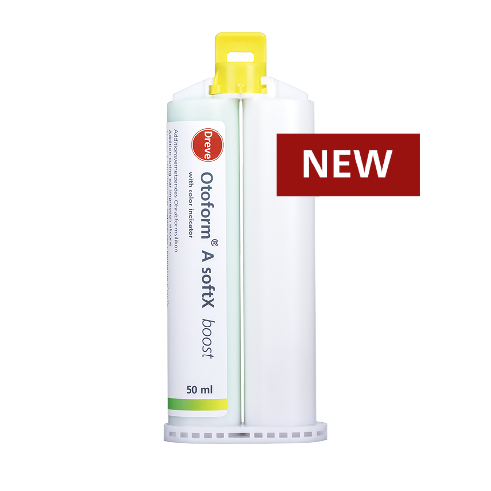 Otoform® A softX boost mit Farbindikator